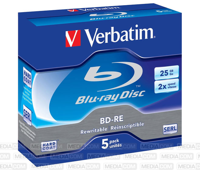BD-RE 25GB/1-2x Jewelcase (5 Disc) BD-RE 25GB/1-2x Jewelcase (5 Disc)