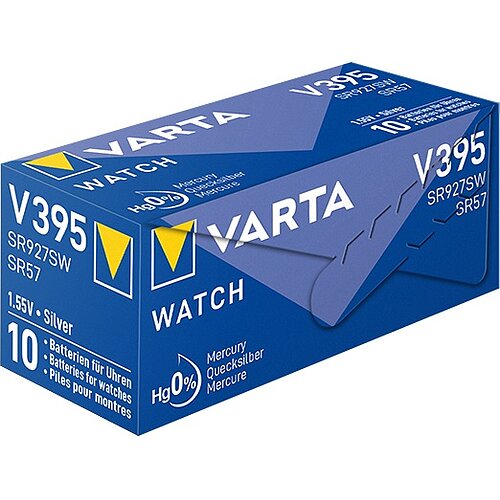 10x SR927SW SR57 395 Silberoxid Batterie Varta 1,55 V