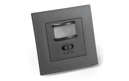 Unterputz IR Bewegungsmelder McShine ''LX-23'' 160°, 500W, LED geeignet, anthrazit