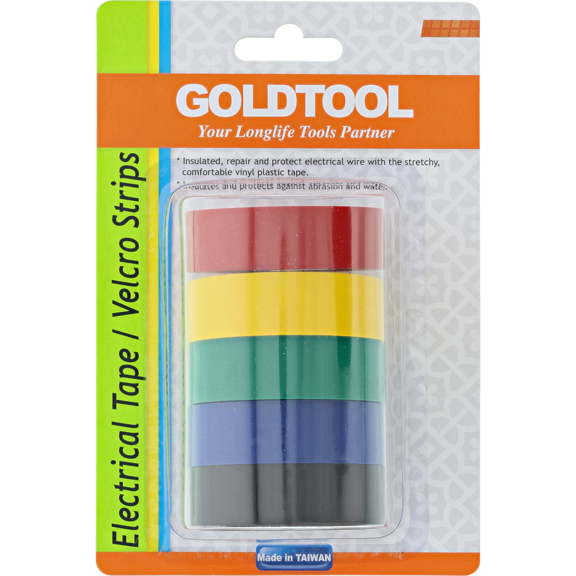 Inline® Isolierband, 5er Pack, div. Farben, 18mm, 9m Inline® Isolierband, 5er Pack, div. Farben, 18mm, 9m