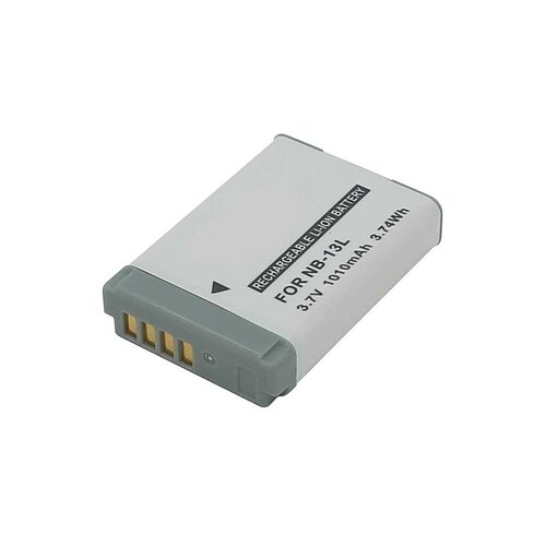 Digicam-Akku LiIon 3,7V 1010mAh ersetzt Canon NB-13L Digicam-Akku LiIon 3,7V 1010mAh ersetzt Canon NB-13L