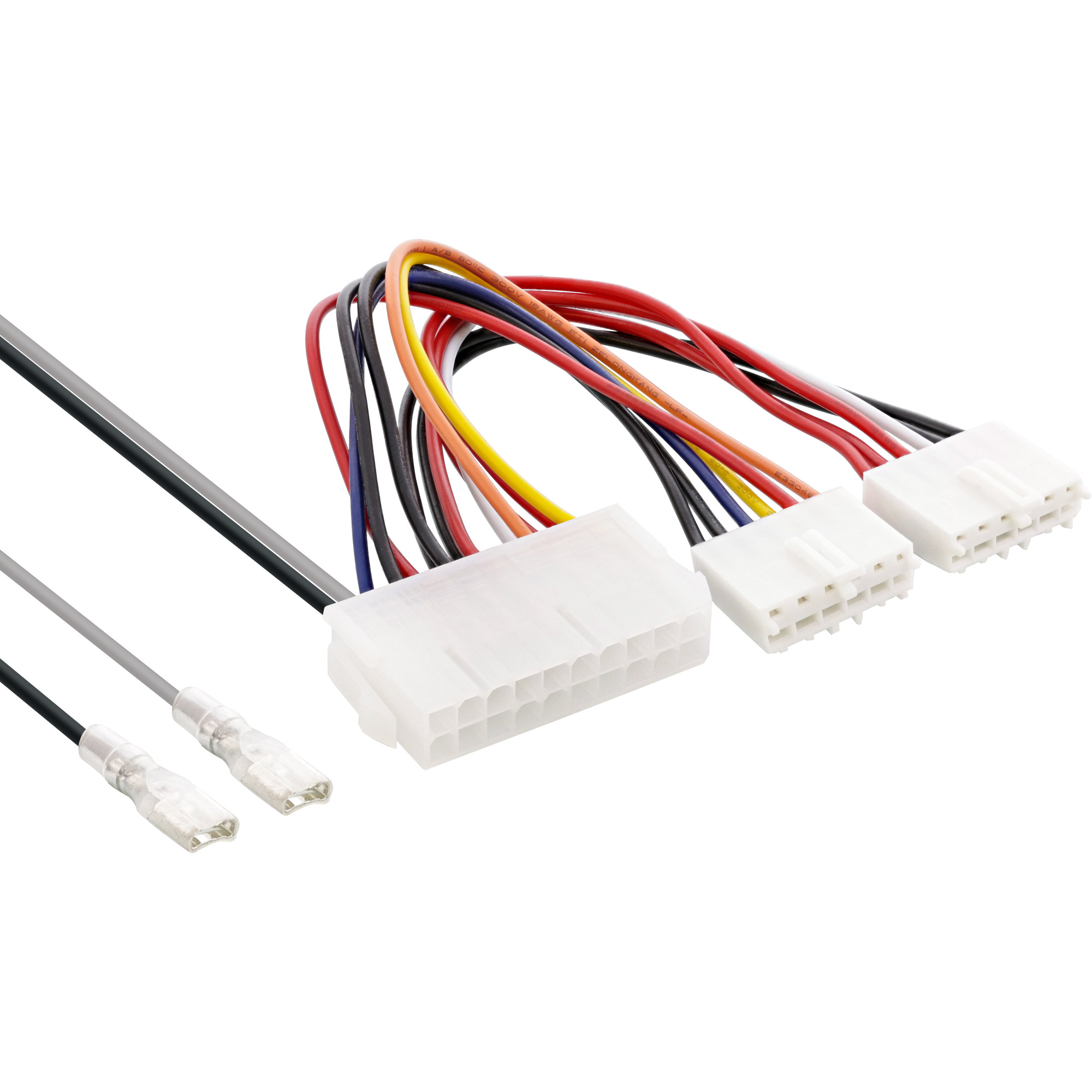 Inline® Stromadapter intern, 20pol ATX-NT zu P8/P9 AT-Mainboard + Schalter