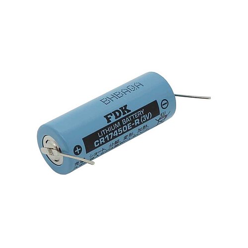 FDK / Sanyo Lithium CR17450E-R 3V mit Paddle-Pins