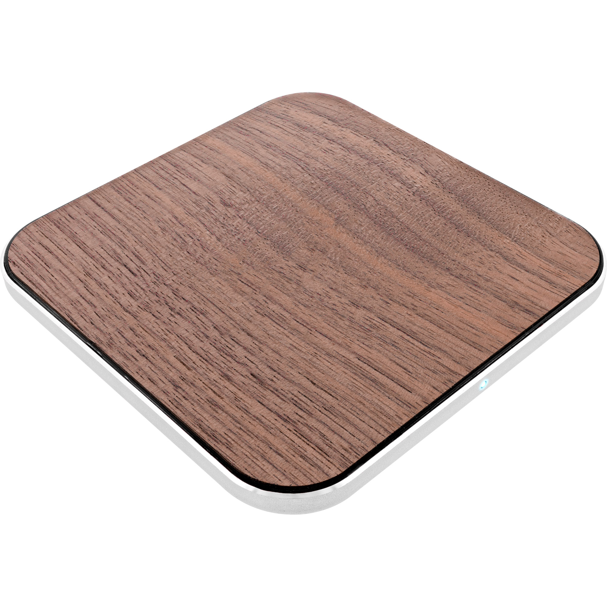 Inline® Qi woodcharge, wireless fast charger, 5/7,5/10W/15W, USB-C, ohne Logo