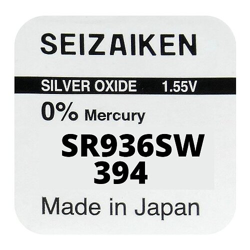 5x SR936SW SR45 394 Silberoxid Batterie Seizaiken 1,55 V