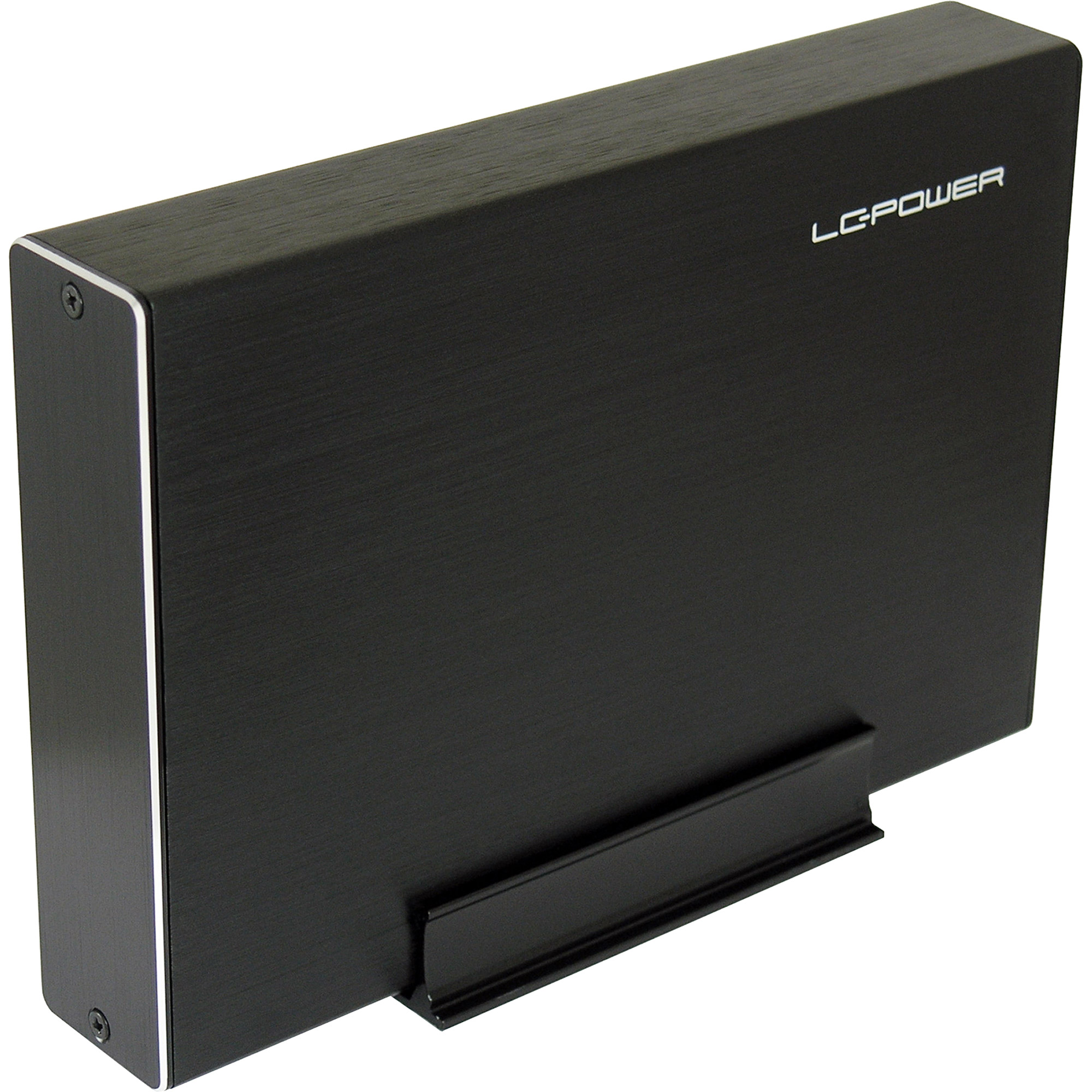 LC-Power LC-35U3-Becrux, externes 3,5"-SATA-gehäuse, USB 3.0, Alu, schwarz LC-Power LC-35U3-Becrux, externes 3,5"-SATA-gehäuse, USB 3.0, Alu, schwarz