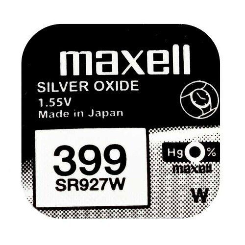 1x SR927W SR57 399 Silberoxid Batterie Maxell 1,55 V