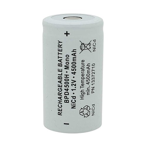 BP D4500H NiCd-Akku 4500mAh Mono Flattop hochtemperatur BP D4500H NiCd-Akku 4500mAh Mono Flattop hochtemperatur