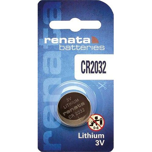 100x Renata CR2032 Lithium Knopfzelle 3V Batterie 