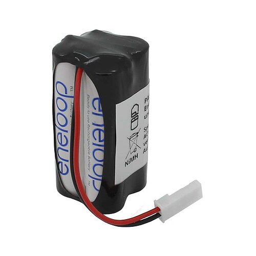 Akkupack NiMH 4,8V 800mAh F2x2 BK-4MCC Eneloop Micro AAA mit 60mm Kabel und Stecker Akkupack NiMH 4,8V 800mAh F2x2 BK-4MCC Eneloop Micro AAA mit 60mm Kabel und Stecker