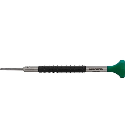 Bergeon - Uhrmacher Schraubendreher 6899-200 Schlitz 2,0mm grün