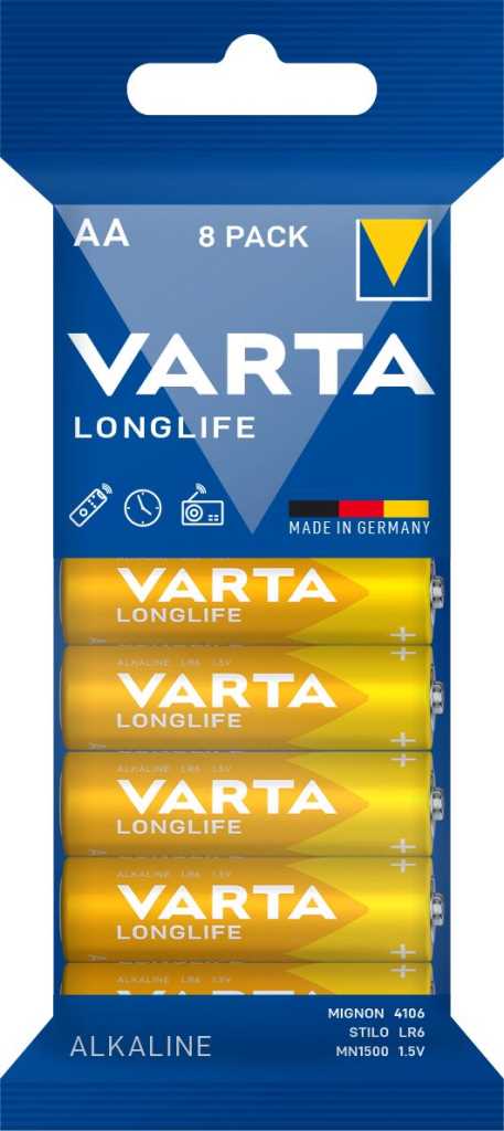 Batterie Alkaline, Mignon, AA, LR06, 1.5V