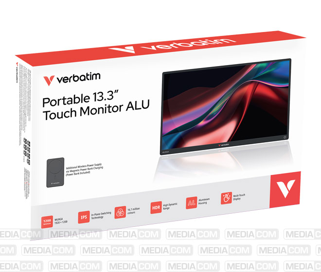 Portable Monitor + Powerbank, 13,3'', LCD, WUXGA Portable Monitor + Powerbank, 13,3'', LCD, WUXGA