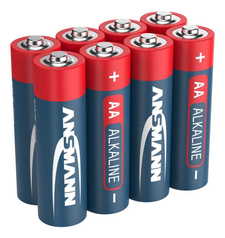 Ansmann Red AA Mignon LR6 Alkaline Batterien - 8ter Verpackung Ansmann Red AA Mignon LR6 Alkaline Batterien - 8ter Verpackung