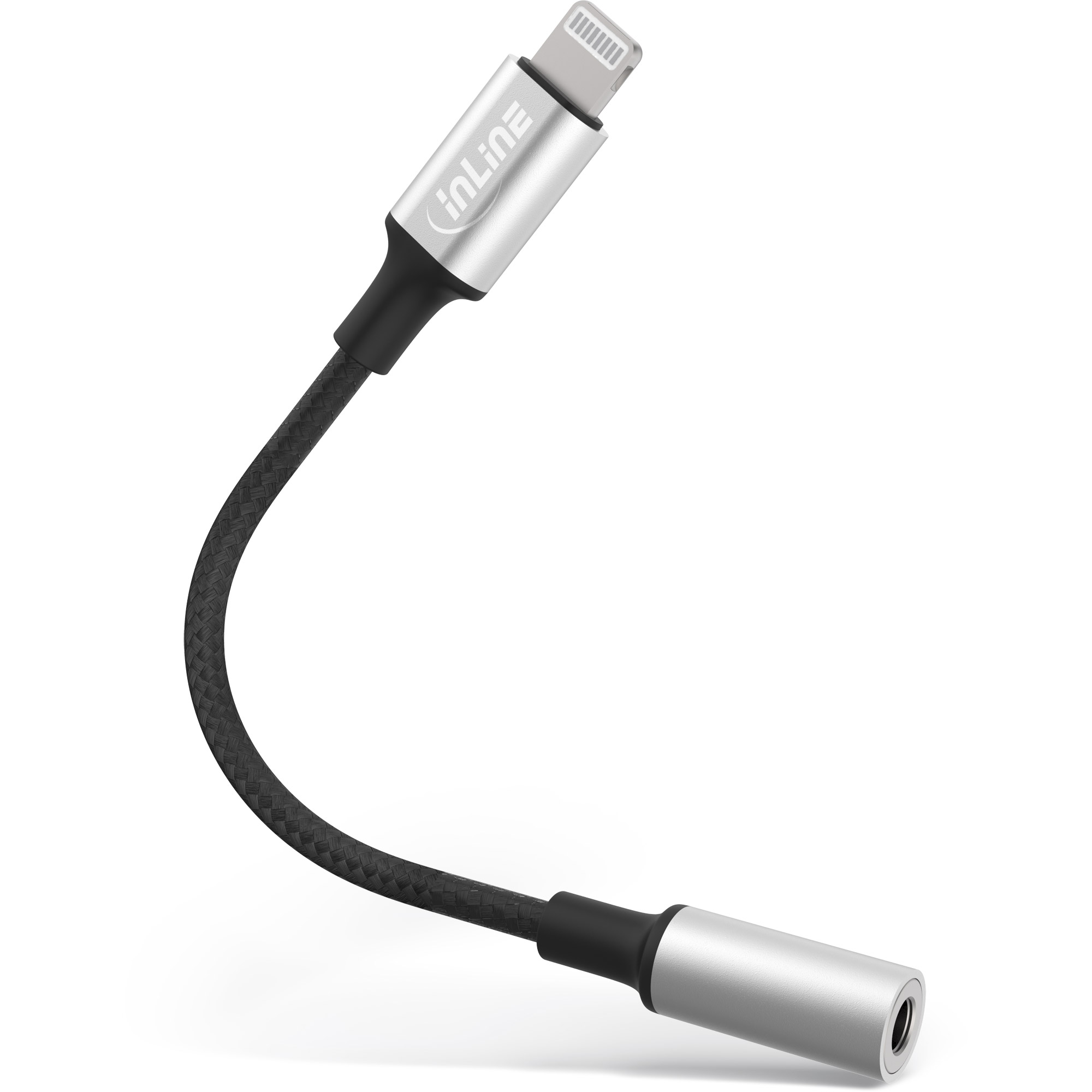 Inline® Lightning Audio Adapter Kabel 0,1m