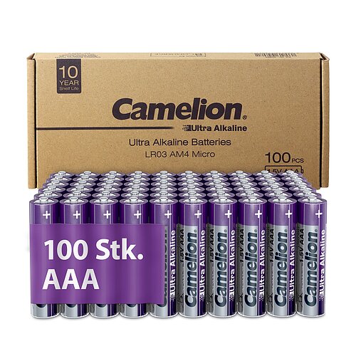 100x Camelion Ultra AAA Micro LR03 Alkaline Batterie 100x Camelion Ultra AAA Micro LR03 Alkaline Batterie