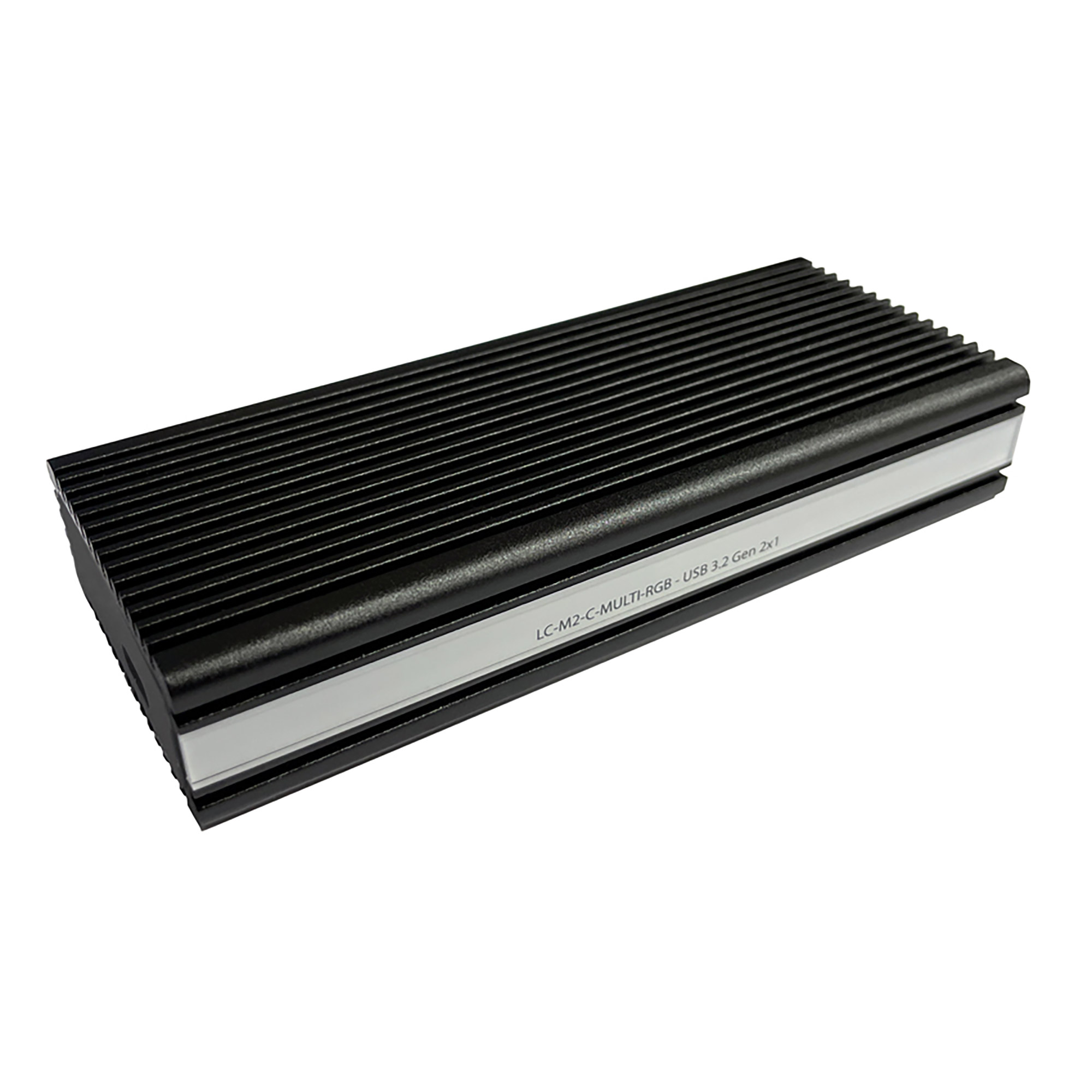 LC-Power LC-M2-C-MULTI-RGB M.2-SSD-gehäuse (NVMe & SATA), USB 3.2 Gen.2x1, RGB LC-Power LC-M2-C-MULTI-RGB M.2-SSD-gehäuse (NVMe & SATA), USB 3.2 Gen.2x1, RGB