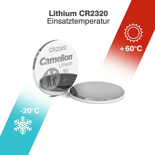 10x Camelion CR2320 Lithium Knopfzelle 3V Batterie 10x Camelion CR2320 Lithium Knopfzelle 3V Batterie