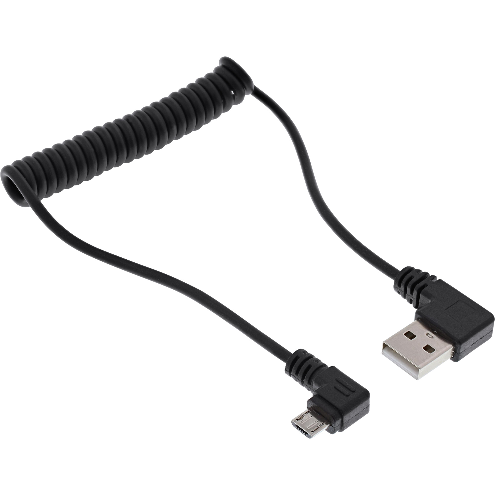 Inline® USB DUAL+ KFZ-Ladeset, Stromadapter 1m Kabel, 12/24VDC zu 5V DC/2.1A