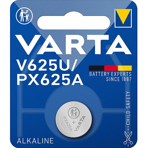 1x Varta V625U PX625A LR9 Alkaline 1,.5V Batterie 1x Varta V625U PX625A LR9 Alkaline 1,.5V Batterie