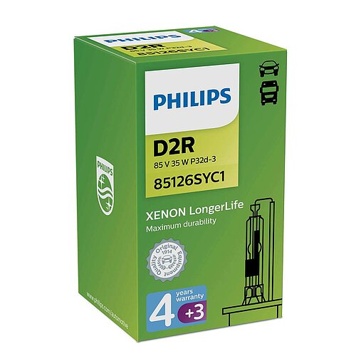 Philips D2R 35W P32d-3 LongerLife 4300K Xenon