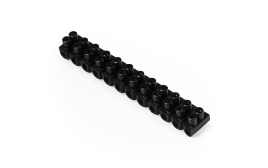 Lüsterklemme McPower, 12 Klemmen, 4,5mm², 5A, schwarz Lüsterklemme McPower, 12 Klemmen, 4,5mm², 5A, schwarz