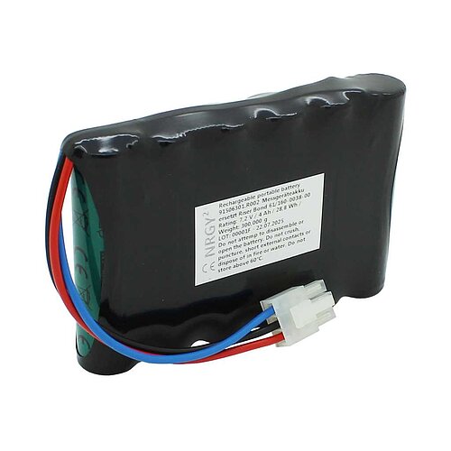 Messgeräteakku NiMH 7,2V 4000mAh ersetzt Riser Bond 61/160-0038-00 Messgeräteakku NiMH 7,2V 4000mAh ersetzt Riser Bond 61/160-0038-00