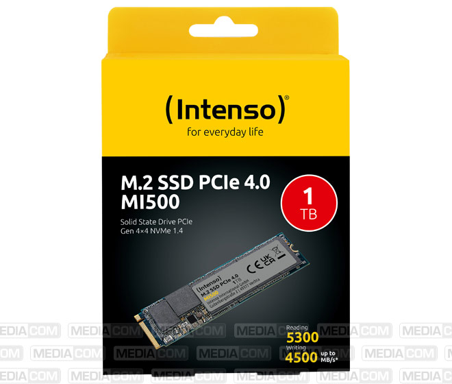 SSD 1TB, PCIe 4.0, M.2, NVMe, MI500