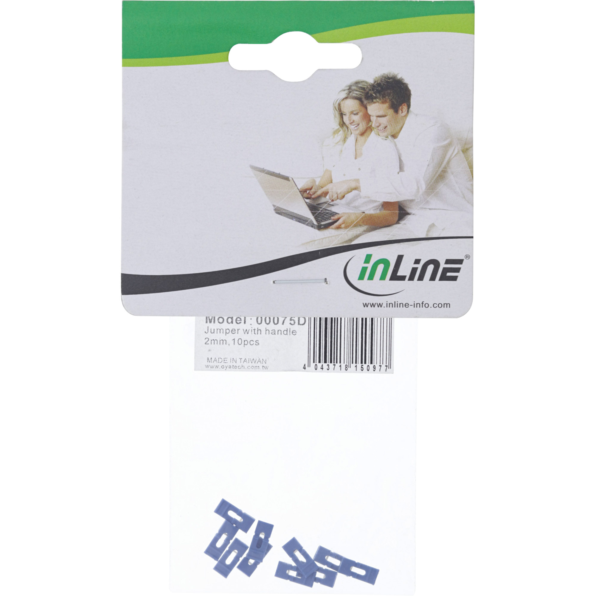 Inline® Jumper (Kurzschlußbrücken) mit Lasche, 10 Stück