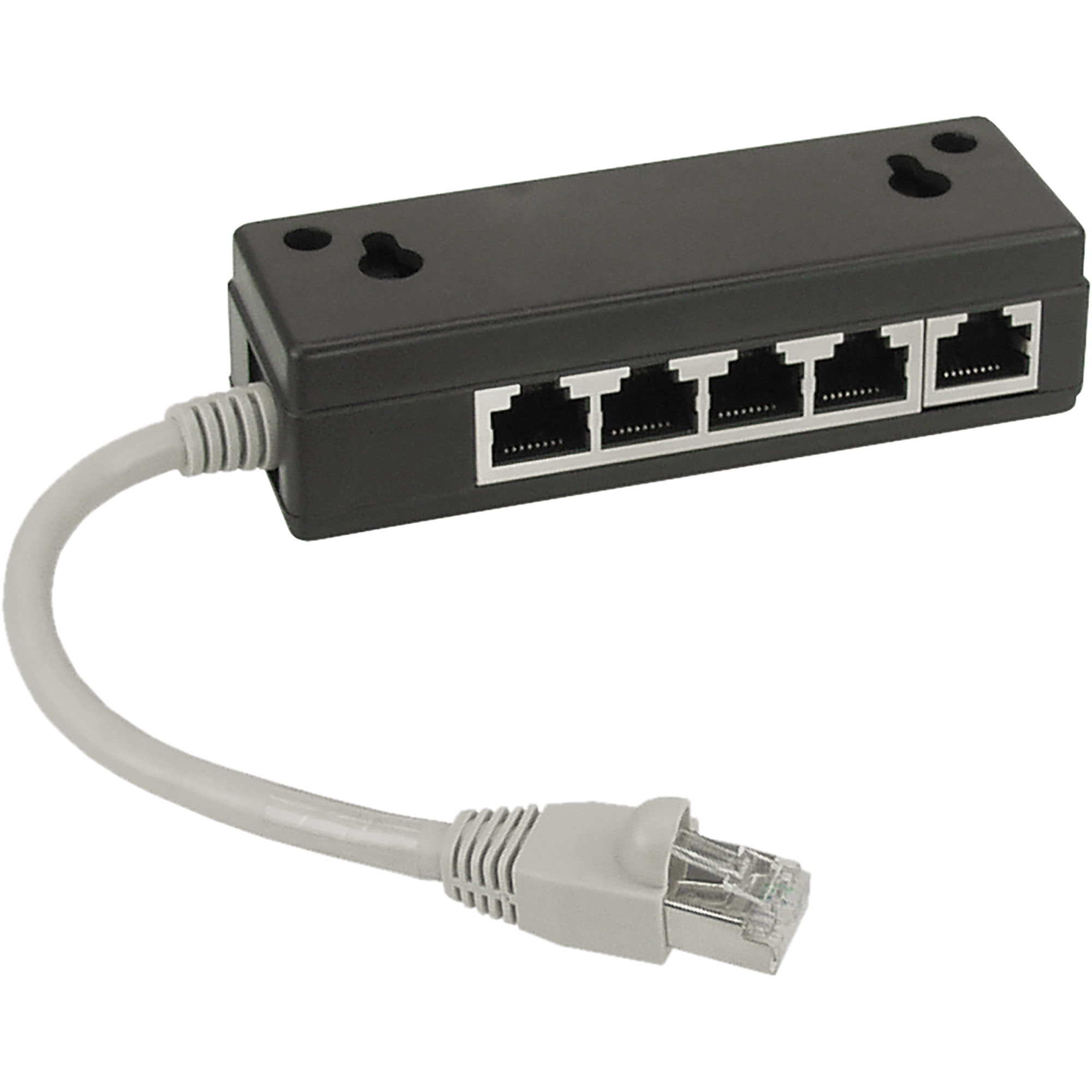Inline® ISDN Verteiler, 5x RJ45 Buchse, 15cm Kabel, mit Endwiederständen Inline® ISDN Verteiler, 5x RJ45 Buchse, 15cm Kabel, mit Endwiederständen