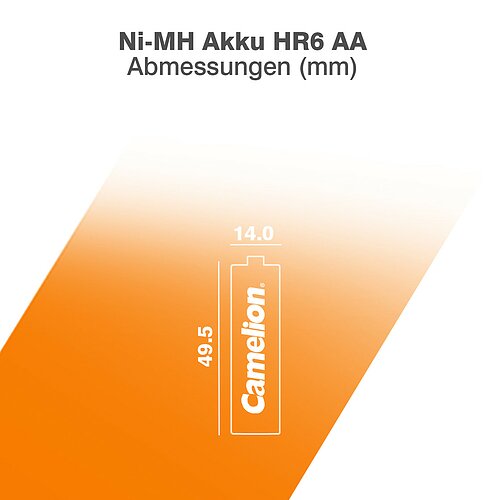 2x Camelion NiMH AA Mignon 2700mAh HR6 Classic Akku mit Aufbewahrungsbox