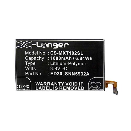 Handyakku LiPoly 3,8V 2100mAh ersetzt Motorola ED30 Handyakku LiPoly 3,8V 2100mAh ersetzt Motorola ED30