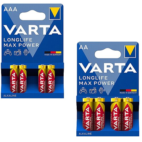 40x Varta Longlife Max Power AA Mignon & AAA Micro Alkaline Batterien 40x Varta Longlife Max Power AA Mignon & AAA Micro Alkaline Batterien
