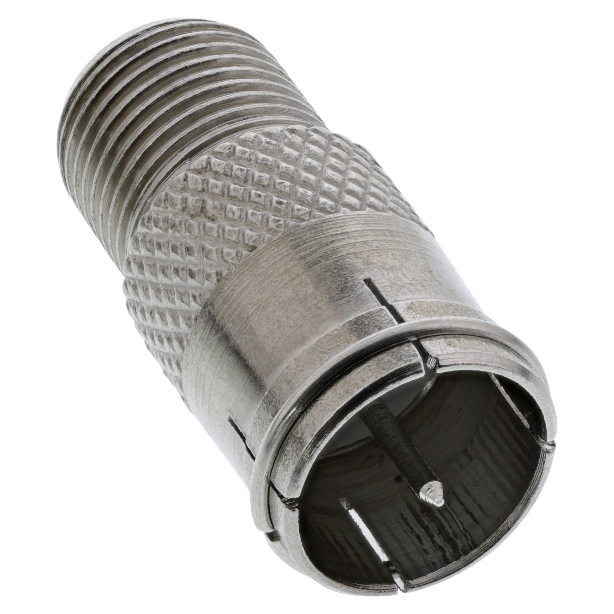 Inline® Adapter F-Quick-Stecker (SAT) auf F-Buchse (SAT)