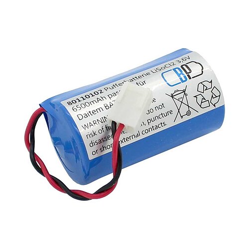 Pufferbatterie LiSoCl2 3,6V 5000mAh ersetzt DAITEM BATLi01