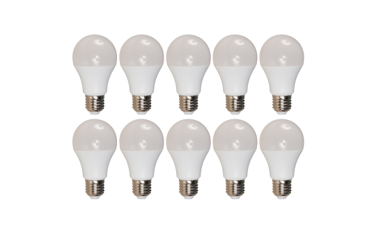 LED-Glühlampe McShine ''Brill95'' E27, 12W, 1.000lm, warmweiß, Ra >95, 10er-Pack