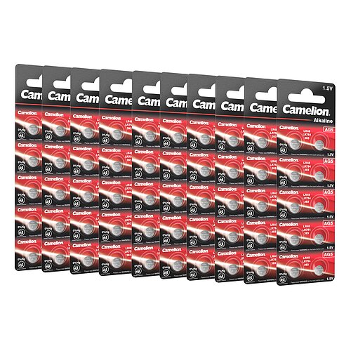 100x Camelion AG5 LR48 LR754 393 1.5V Alkaline Knopfzelle