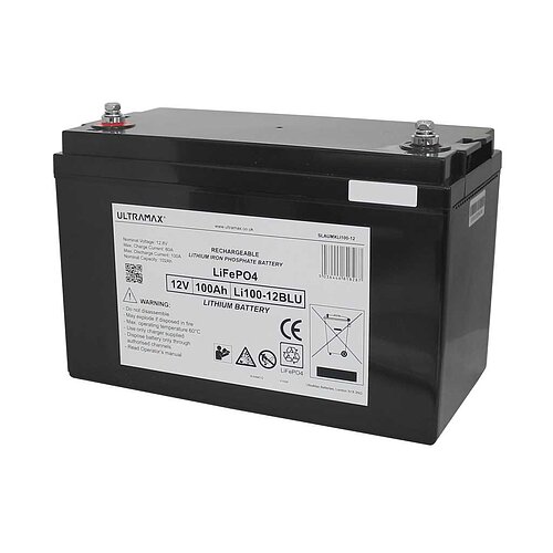 ULTRA MAX Li100-12 LiFePO4 Akku 12V 100Ah