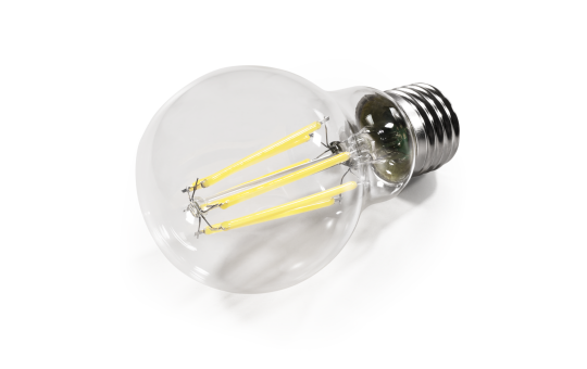 LED Filament Glühlampe McShine ''Filed'', 3000K, E27, 2,3W, 485lm, 230V, warmweiß