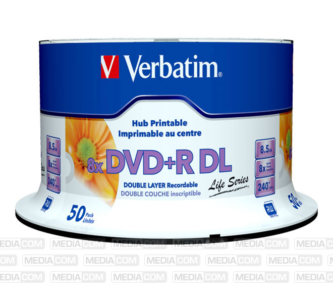 DVD+R DL 8.5GB/240Min/8x Cakebox (50 Disc) DVD+R DL 8.5GB/240Min/8x Cakebox (50 Disc)