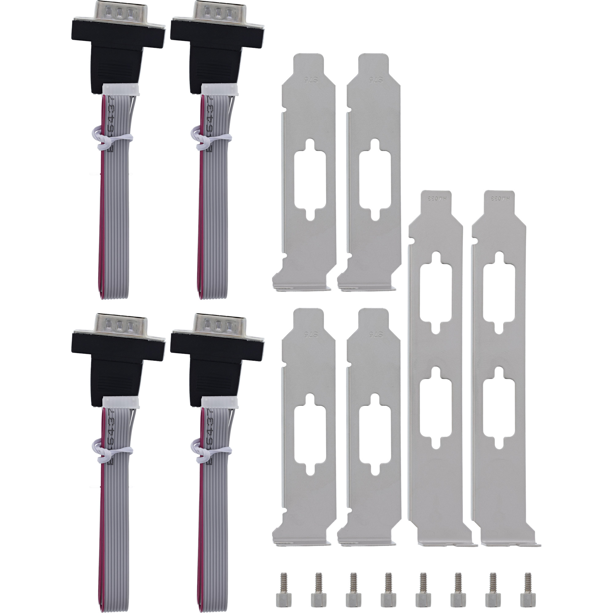 InLine® Schnittstellenkarte M.2 zu 4x seriell 9pol Stecker