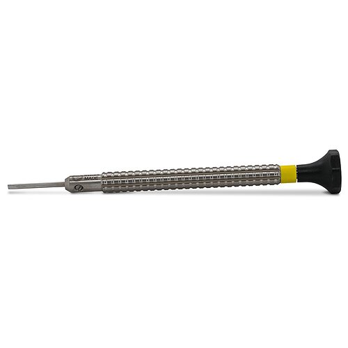 Bergeon - Uhrmacher Schraubendreher 7965-080 Schlitz 0,8mm Gelb