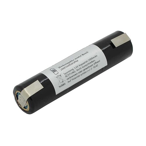 Einsatz für Werkzeugakku NiMH 3,6V 2,0Ah zum Selbsteinbau passend für Bosch 20081609203P68 Einsatz für Werkzeugakku NiMH 3,6V 2,0Ah zum Selbsteinbau passend für Bosch 20081609203P68