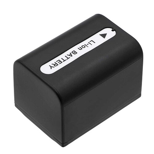 Videoakku LiIon 7,4V 1300mAh ersetzt Sony HDR-UX9E Videoakku LiIon 7,4V 1300mAh ersetzt Sony HDR-UX9E