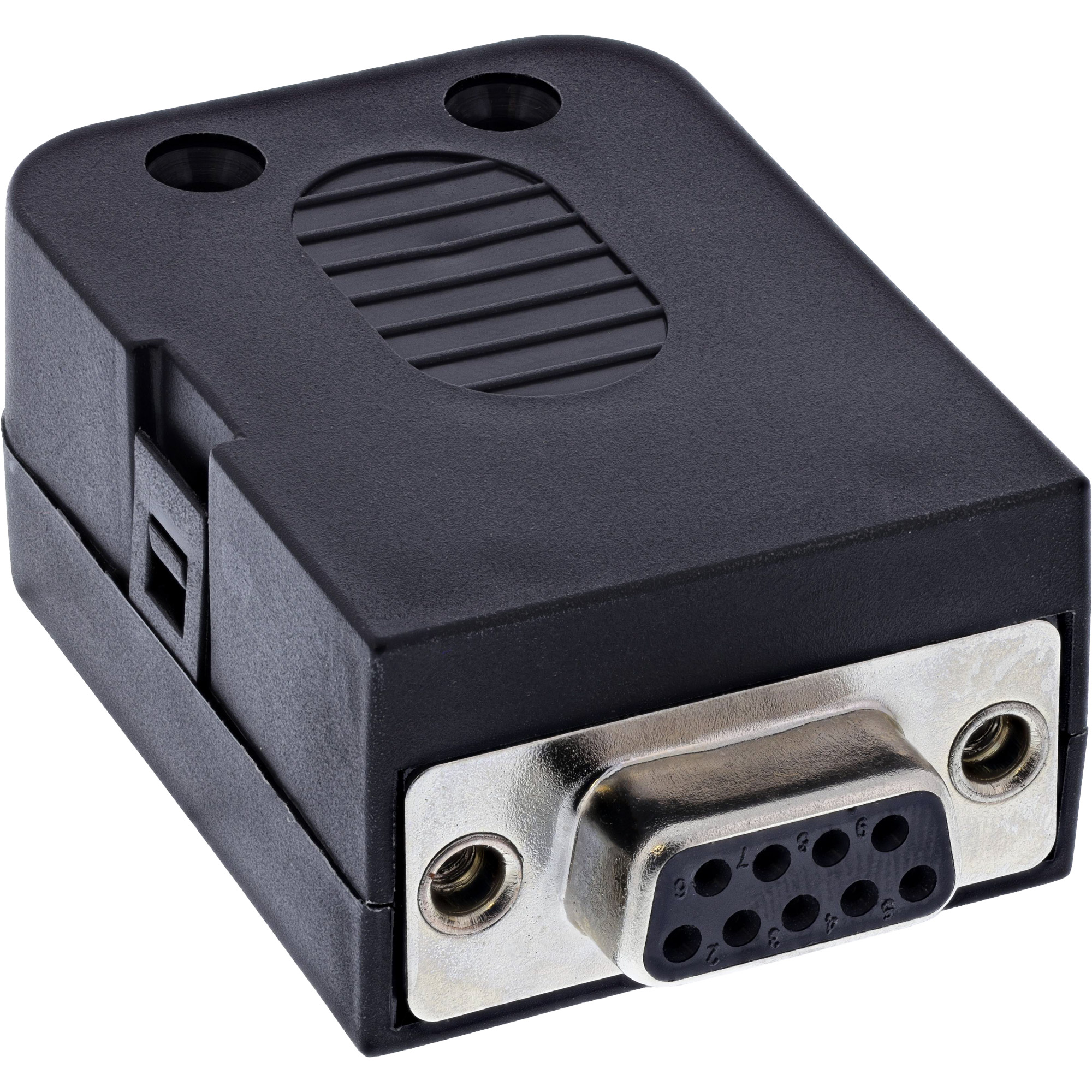InLine® D-Sub 9 Breakout-Terminalblock, Buchse, Schraubklemme , Rändelschraube