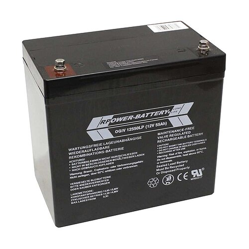 RPower OGiV12550LP 12V 55Ah Long Life