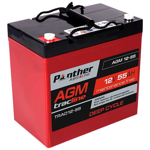 Panther tracline AGM Deep Cycle 12V 55Ah