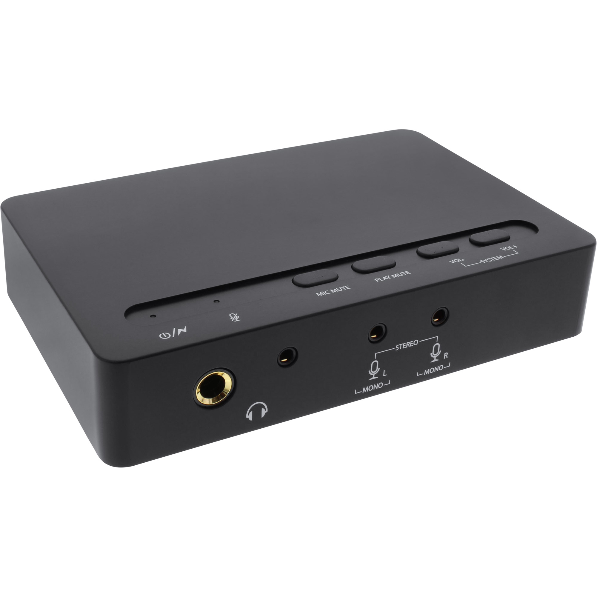 Inline® USB 2.0 SoundBox 7.1, 48KHz / 16-bit, mit Toslink Digital IN / OUT Inline® USB 2.0 SoundBox 7.1, 48KHz / 16-bit, mit Toslink Digital IN / OUT