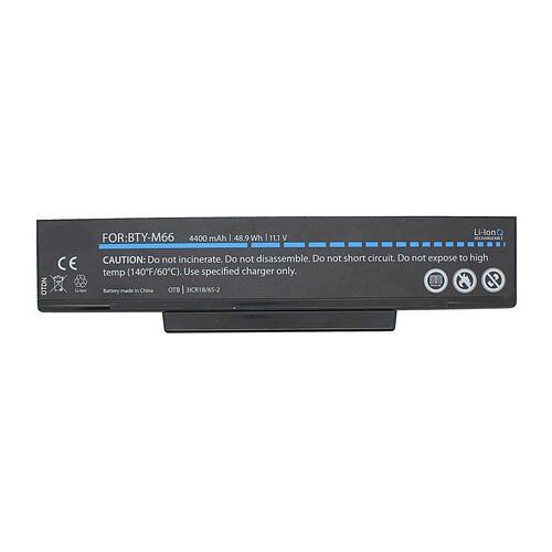 Laptopakku LiIon 11,1V 4400mAh schwarz ersetzt Asus 3UR18650F-2-QC-11 Laptopakku LiIon 11,1V 4400mAh schwarz ersetzt Asus 3UR18650F-2-QC-11