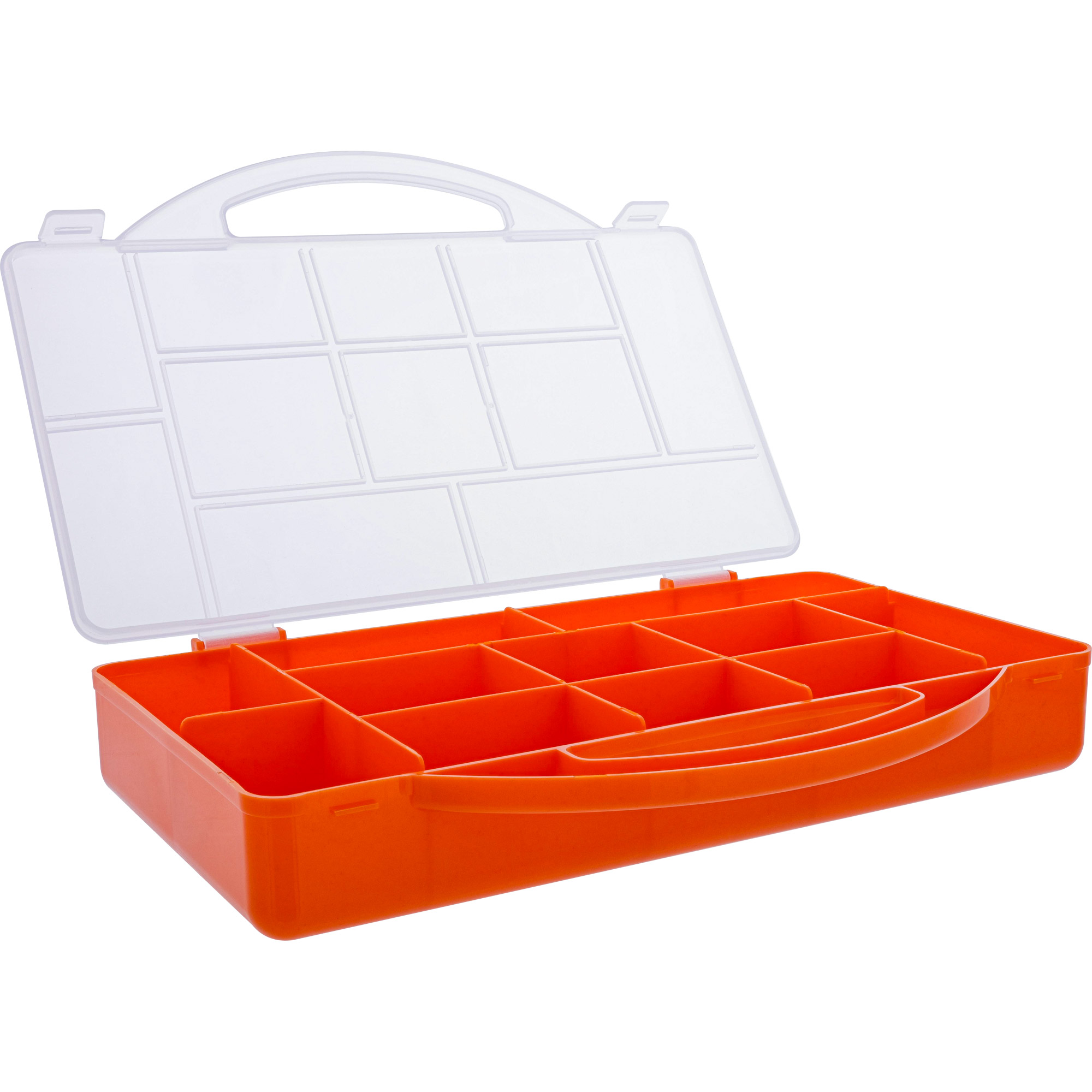 InLine® Kleinteilebox, 11 Fächer, Abmessungen: 271x186x40mm, orange InLine® Kleinteilebox, 11 Fächer, Abmessungen: 271x186x40mm, orange